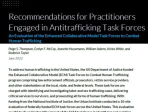 Urban trafficking recommendations